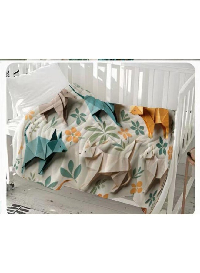 عام بطانية رقيقة من الفانيلا الكرتونية للأطفال أو الطلاب (دافئة ومريحة ومناسبة للنوم والألعاب) 100 سم * 150 سم - 219 - Image 3