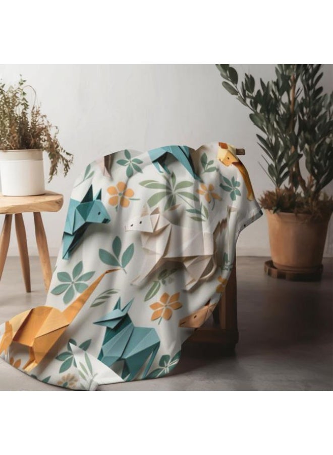 عام بطانية رقيقة من الفانيلا الكرتونية للأطفال أو الطلاب (دافئة ومريحة ومناسبة للنوم والألعاب) 100 سم * 150 سم - 219 - Image 1