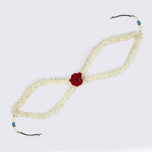 Paradise® Double Hair Gajra Artificial Hair Gajra Flowers For Wedding Hair Veni 380 degree gajra With Blue Pearl - Image 1