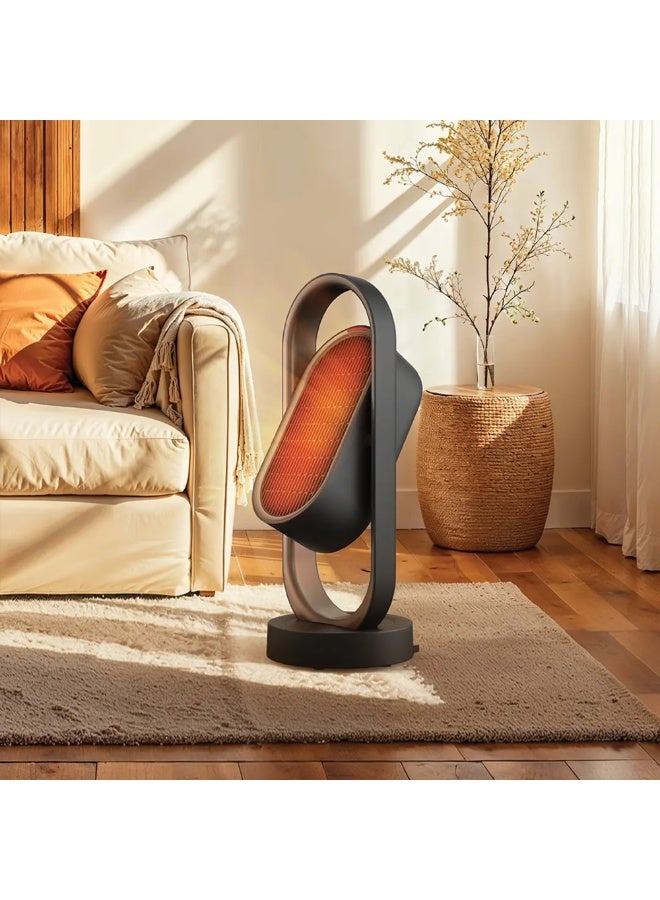 جرين ليون مدفأة ومروحة كهربائية، تسخين سيراميكي 1800 واط، تحكم باللمس وعن بعد، تذبذب ثنائي الاتجاه، 3 سرعات، مؤقت، فلتر قابل للفصل، تشغيل هادئ، مروحة كهربائية محمولة ومدفأة فضاء - Image 3