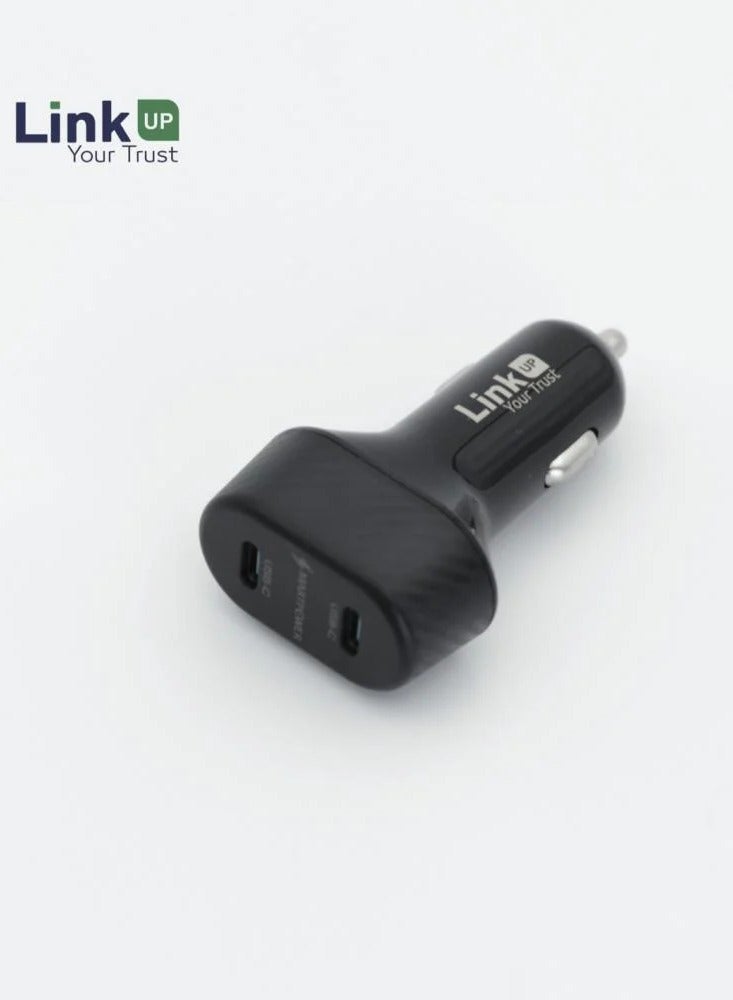 لينك اب LinkUP PowerDrive 60W - شاحن السيارة فائق الأداء 60 واط - Image 1