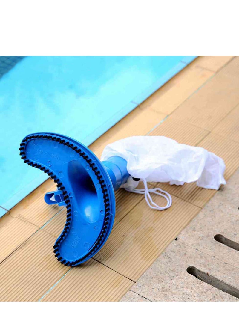 Swimming Pool Vacuum Cleaner Cleaning Disinfect Tool Set Suction Head Pond Fountain Spa Pool Cleaning Brush EU/US Pool Cleaner (EU)