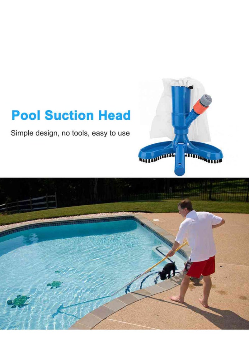 Generic Swimming Pool Vacuum Cleaner Cleaning Disinfect Tool Set Suction Head Pond Fountain Spa Pool Cleaning Brush EU/US Pool Cleaner (EU)  - Image 4