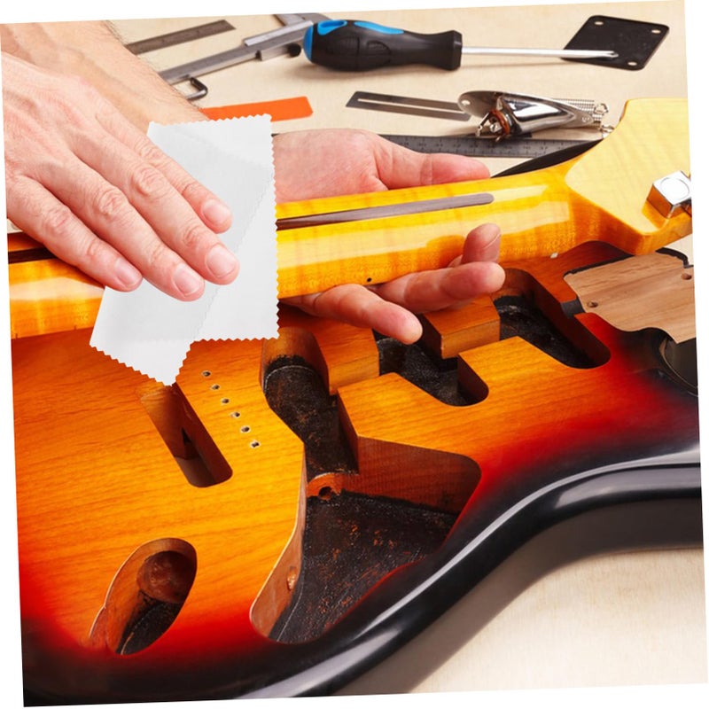 Microfiber Guitar Cleaning Cloth 10 Pack Soft Reusable Polishing Cloths For Instruments - Image 5