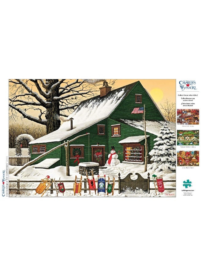 Buffalo Games Charles Wysocki Cocoa Break at the Copperfields 500 Piece Jigsaw Puzzle For Adults Challenging Puzzle Perfect for Game Nights Finished Size is 2125 x 1500 - Image 3