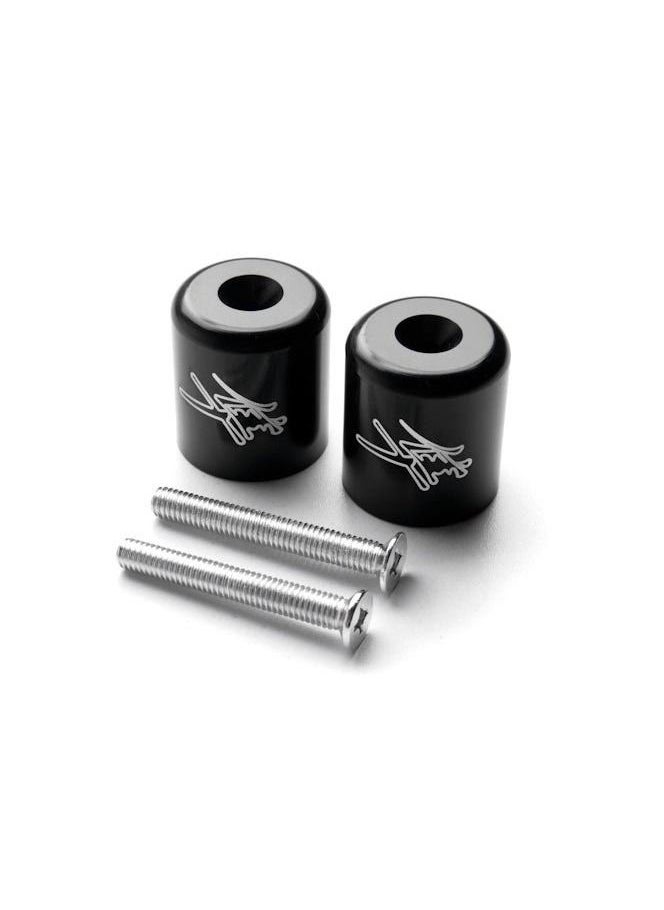 Suzuki Pair of Suzuki Hayabusa Motorcycle Hand Grips Handlebar Ends Caps, Black  - Image 3