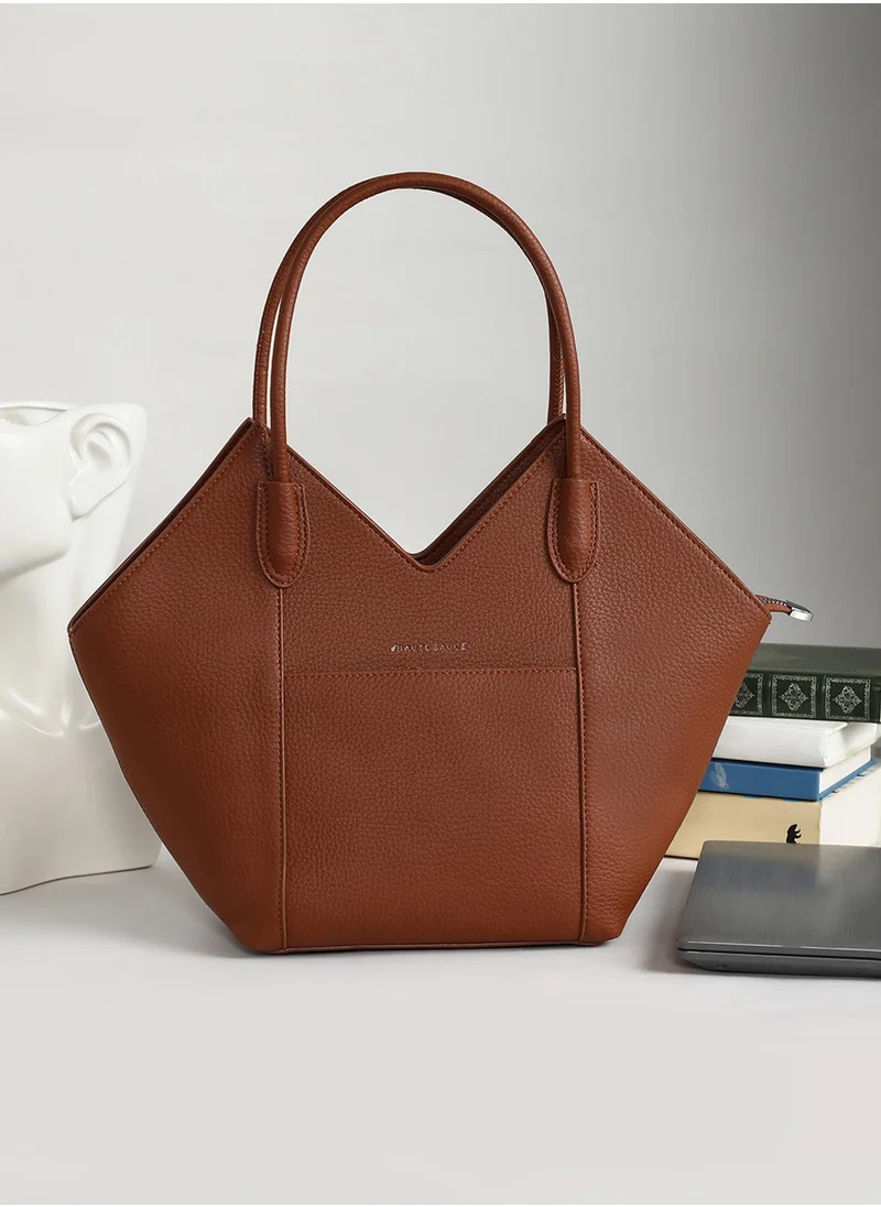Haute Sauce Women's The Pike Tote Bag - Terracotta Brown
