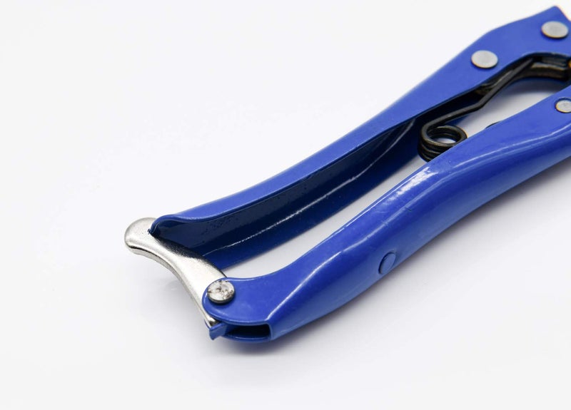 LCDCM Grass Sheep Shear - Coated Wear-Resistant Handle, Manganese Steel Double-Edged, Strong Spring Suitable For Manual Shearing of Cow, Sheep, and Horse Hair (Blue 10.2 inches) - Image 5