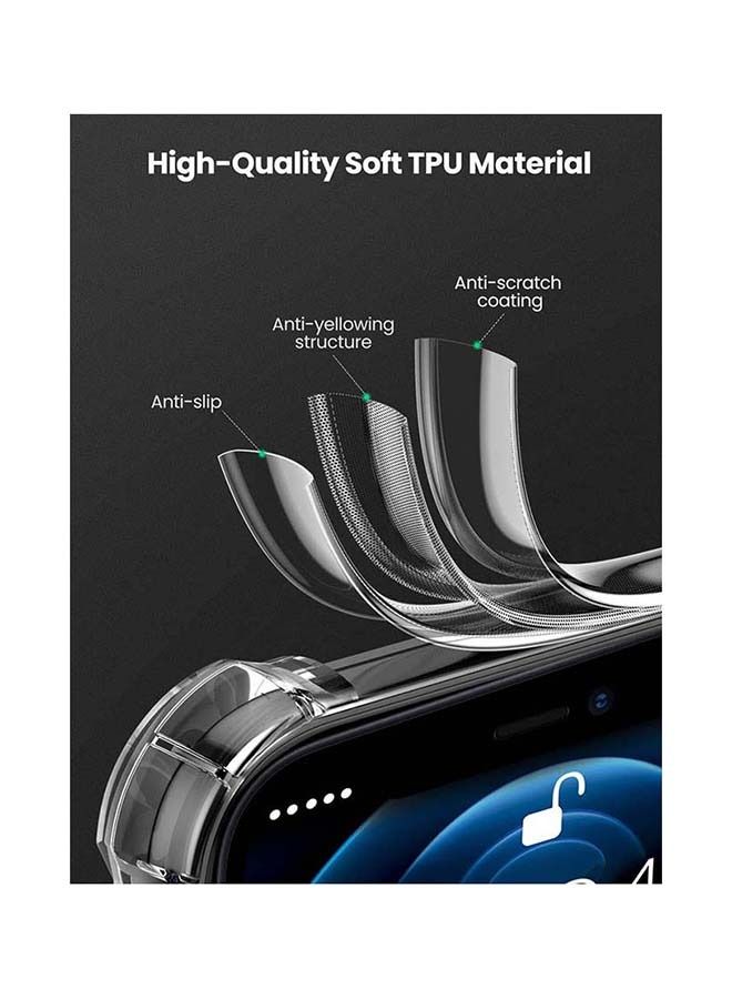 الغطاء الخلفي الواقي لهاتف آيفون 12 برو ماكس شفاف - Image 5