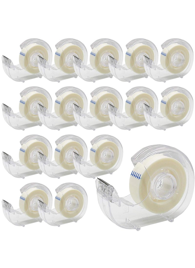 OWLKELA - OWLKELA - 16 Pack 3/4" x 28 yds Invisible Tapes and Refillable Dispensers, Matte Finish Adhesive Tape, Tape Refill with Dispenser for Home, School - Image 1
