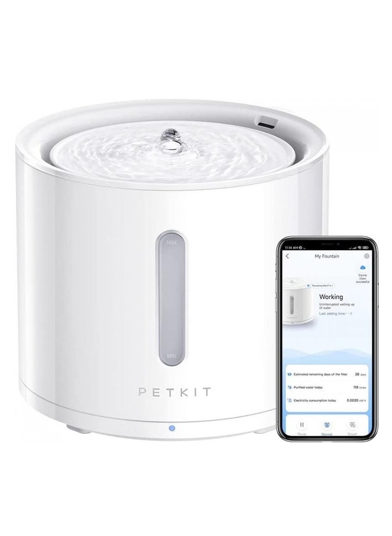 نافورة مياه أوتوماتيكية من بيت كيت "سولو 2" مزودة بمضخة لاسلكية - Image 1