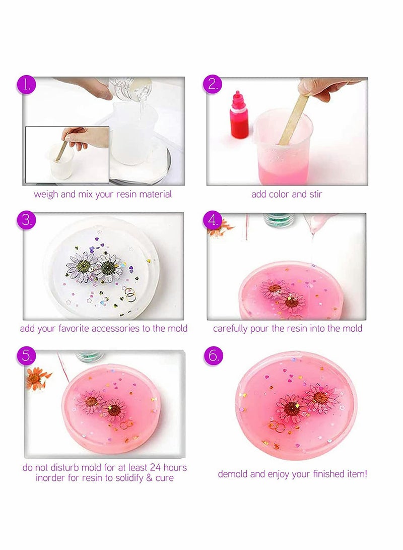 SYOSI 28Pcs Epoxy Resin Molds - Image 5