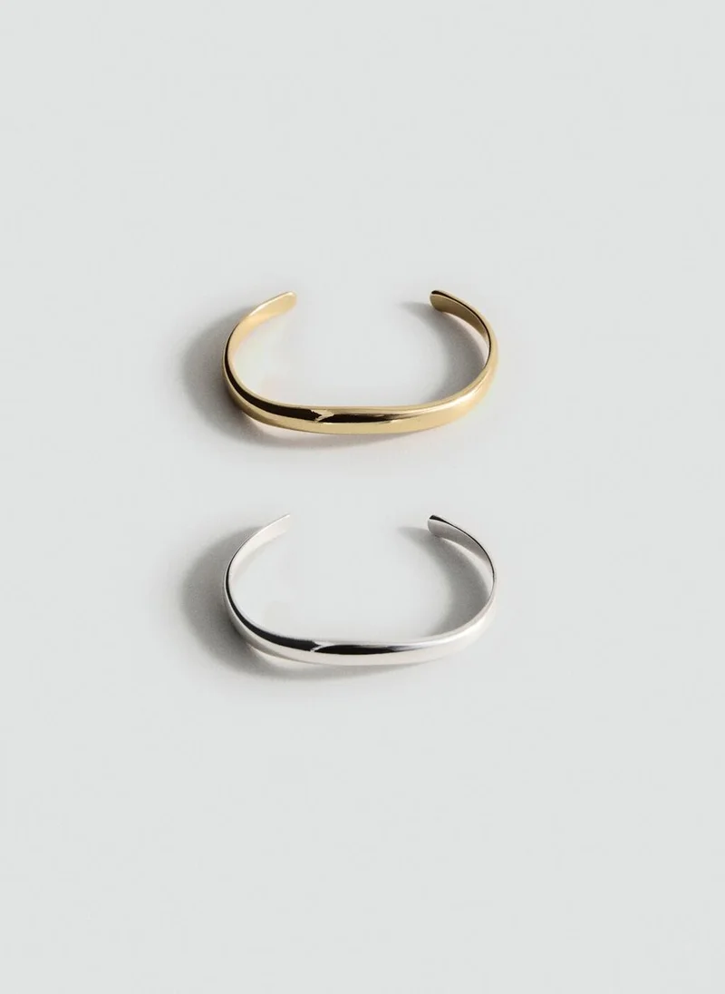 مانجو Set Of Combined Rigid Bracelets