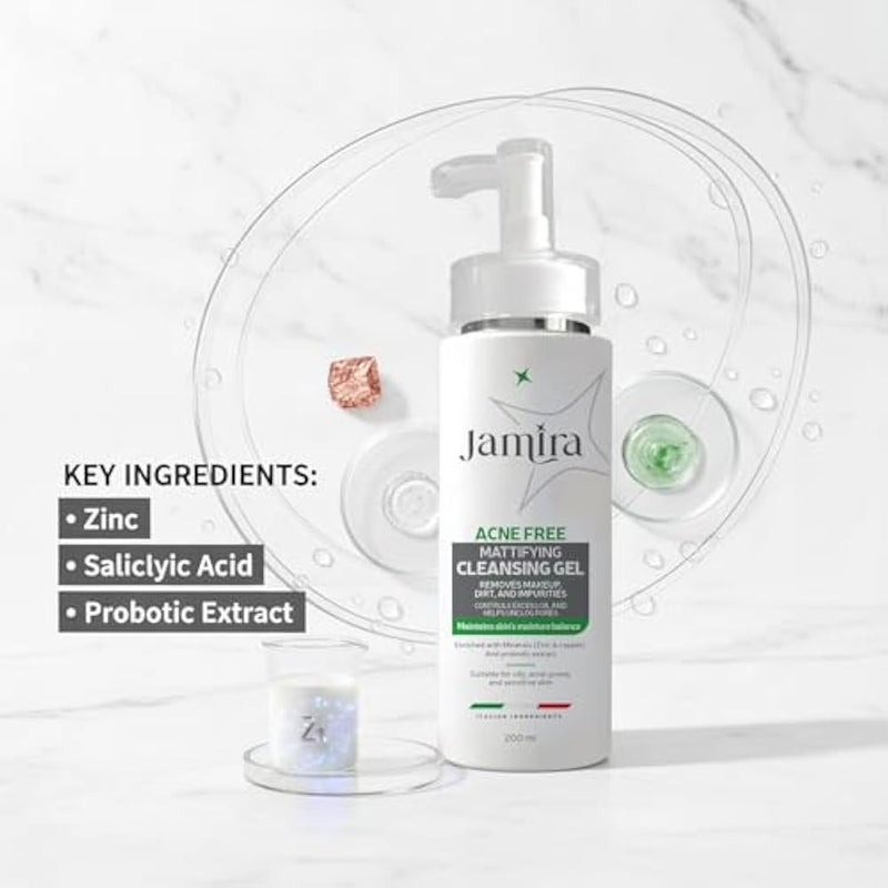 Jamira acne free Cleansing Gel 200 ml - Image 3