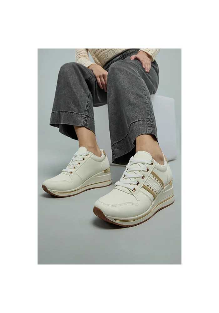 R&b Contrast Trim Sneakers
