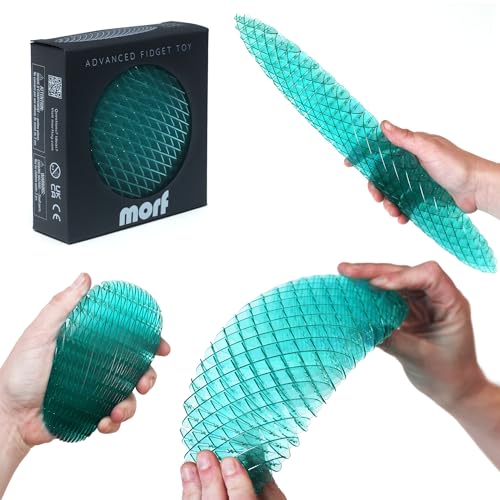 Morf Fidget Worm Toy Flexible 3D Sensory Slug Figgy Toy for Kids Teens and Adults Stretchy Quiet Stress and Anxiety Relief Focus For Play School Work Gifts Great For Classroom and Office - Image 1