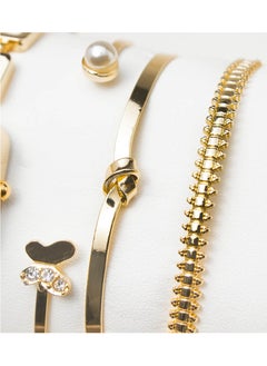 Rocky Women's gold set by Rocky brand consisting of a watch and a set of stainless steel bracelets  - Image 3