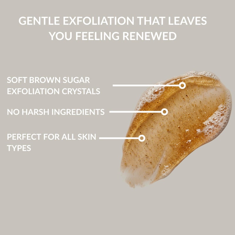 spascriptions غسول الجسم المقشر سبا سكريبتشنز بالكركم + الكولاجين، 33 أونصة، مقشر الجسم المضيء ومقشر الجسم، مقشر سكر مع سكر بني وفيتامين E، يقشر ويغذي البشرة، خالي من القسوة - Image 4