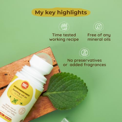 ROOT and SOIL Soothing Roll-On for Babies — Cold & Congestion Relief | Panikoorka (Karpooravalli) | 50ml | 0+ Months | 100% Natural | Newborn & Infant Friendly | No Preservatives - Image 4