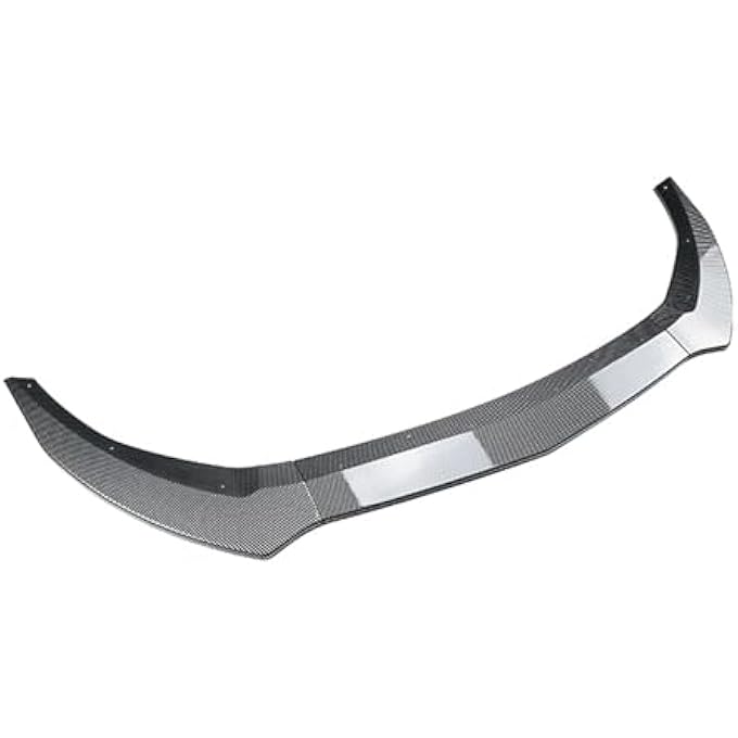 FINMOKAL Carbon Fiber Look Front Bumper Spoiler Lip Lower Splitter Compatible with Benz A Class W176 2016-2018 2017 Base Version - Image 2