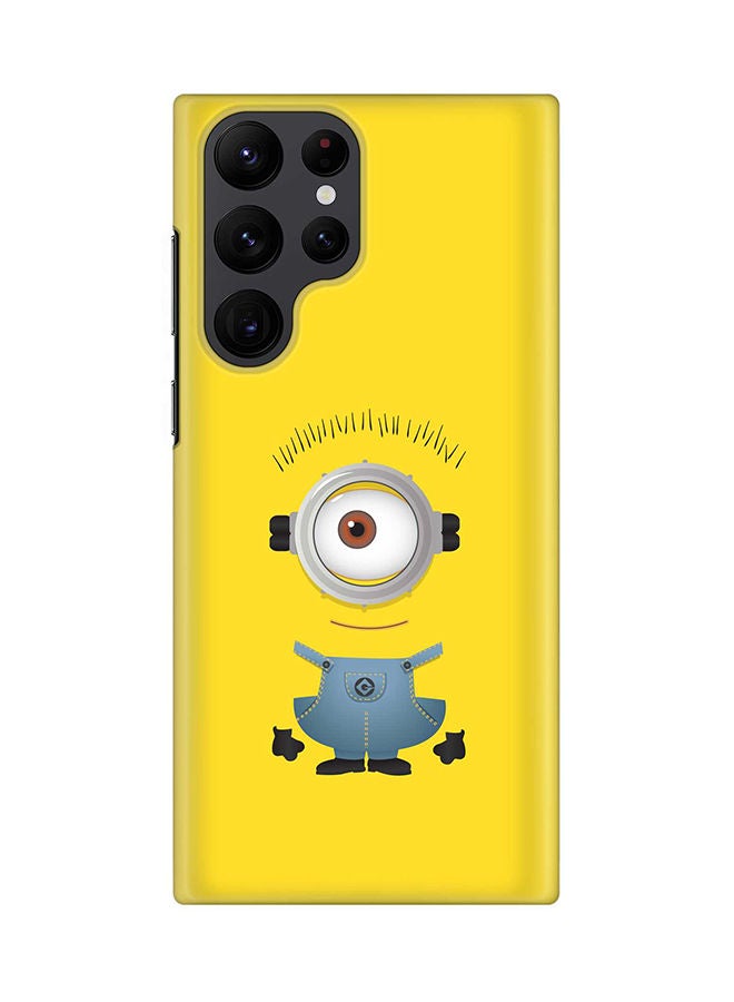 Stylizedd Case for Samsung Galaxy S22 Ultra 5G Snap Case Slim Snap Classic Series Shield Matte Finish Print - Minion 4 - Image 1