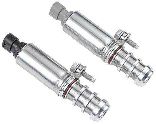 Surwit Pair of 2 Intake & Exhaust Camshaft Position Actuator Solenoid Valve for Buick Chevy Captiva Cobalt Equinox HHR Malibu GMC Terrain Pontiac G5 G6 Saturn 2.0L 2.2L 2.4L - Part# 12655420 12655421 - Image 1