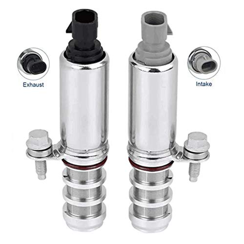 Surwit Pair of 2 Intake & Exhaust Camshaft Position Actuator Solenoid Valve for Buick Chevy Captiva Cobalt Equinox HHR Malibu GMC Terrain Pontiac G5 G6 Saturn 2.0L 2.2L 2.4L - Part# 12655420 12655421 - Image 5