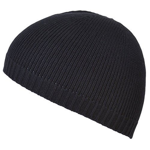 CHARM Mens Skull Cap Kufi Hat - Light Weight Cooling Chemo Hats Islamic Beanie Black - Image 1