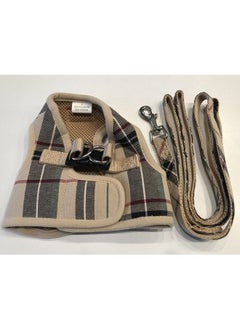 Soft Mesh Small Dog Harness with Leash - Basic Plaid Padded Step-in Chest Vest for Kitties, Puppy, Small Pets - pzsku/Z446776701E58A01759A5Z/45/_/1687594993/3512ec56-86fc-4c81-a615-42aa7579fad0