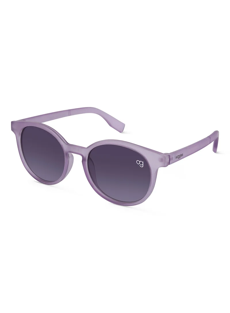 Woggles Fireglow Purple Round Kids Sunglasses