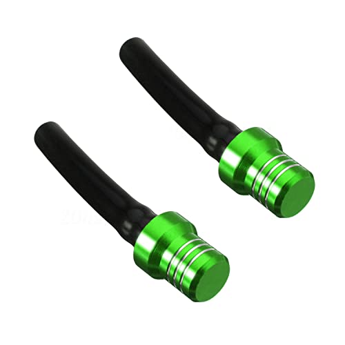 APPYU 2Pcs ATV Gas Tank Vent Hose Air Vent Hose Gas Fuel Cap Universal CNC Tube One Way Valve Aluminum Breather for KLX110 KX65 - Image 1