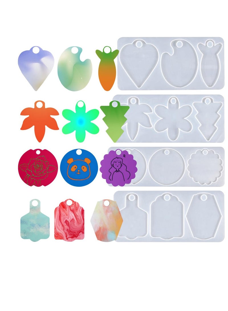 Custom Resin Molds for Stanley Cup Name Plates Set of 4 Silicone Molds for 40 oz Tumblers Personalized DIY Craft - Image 1