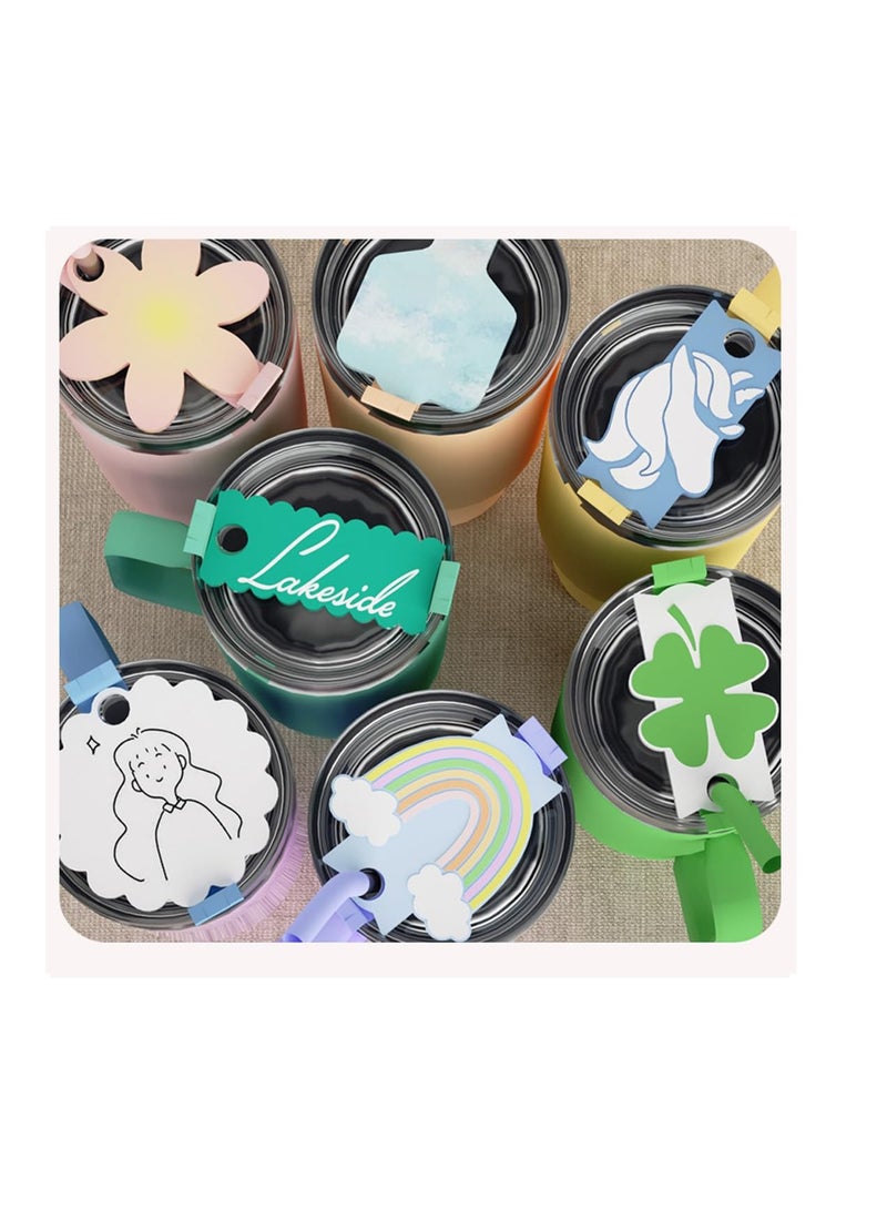 Custom Resin Molds for Stanley Cup Name Plates Set of 4 Silicone Molds for 40 oz Tumblers Personalized DIY Craft - Image 2