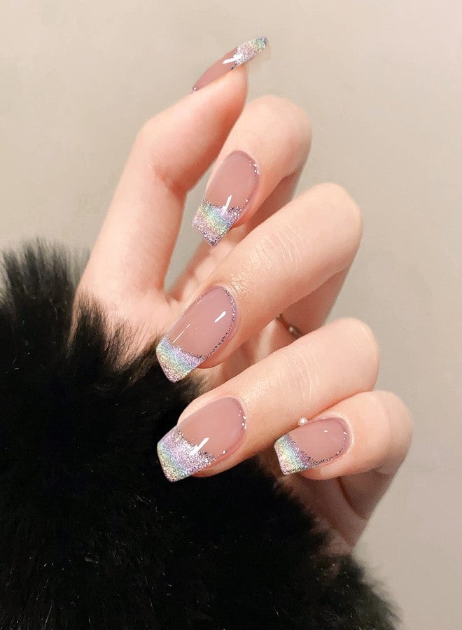 MAYCHAO 15ML Rainbow Cat Eye Gel Nail Polish 1Pc Holographic Glitter Cat Eye Nail Polish with Magnet Soak off Magnetic Gel Polish for Nail Art Manicure Salon DIY at Home, 0.5 OZ - Image 4