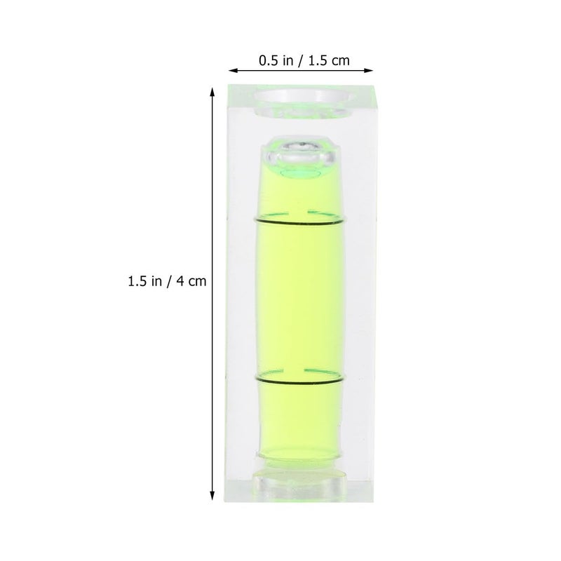 10 Pcs Mini Bubble Spirit Level Bar Shape Strip Line Level Light Green Vials Portable Precision Tool - Image 3