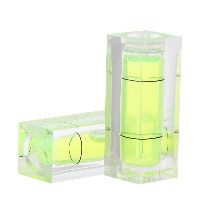 10 Pcs Mini Bubble Spirit Level Bar Shape Strip Line Level Light Green Vials Portable Precision Tool - Image 2