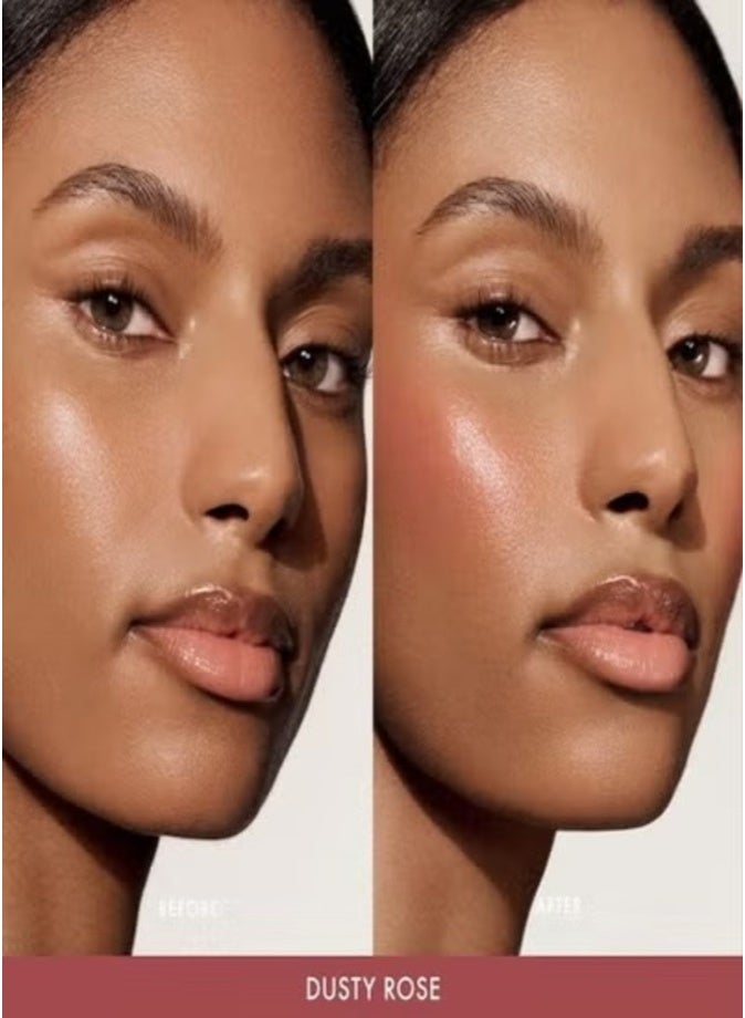 Summer Fridays Hydrating Blush Butter Balm with Peptides, Dusty Rosé 3.5g – Nourishing Creamy Color & Skincare Benefits - Image 3