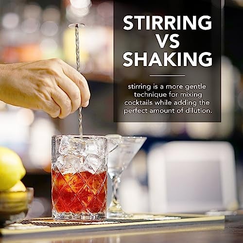 Final Touch Yarai Mixing Pitcher with Hawthorne Strainer - Elevate Your Cocktail Experience with Classic Elegance and Precision Pouring | Durable Glass Construction for Perfect Mixes (GMP110) - Image 3