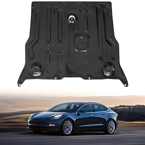 POKIAUTO Front Skid Plate for Tesla Model 3 Model Y Under Engine Guard Cover Splash Shield Cover Chassis Guard Plates for Tesla Model 3 20172025 Model Y 20202025 Accessories