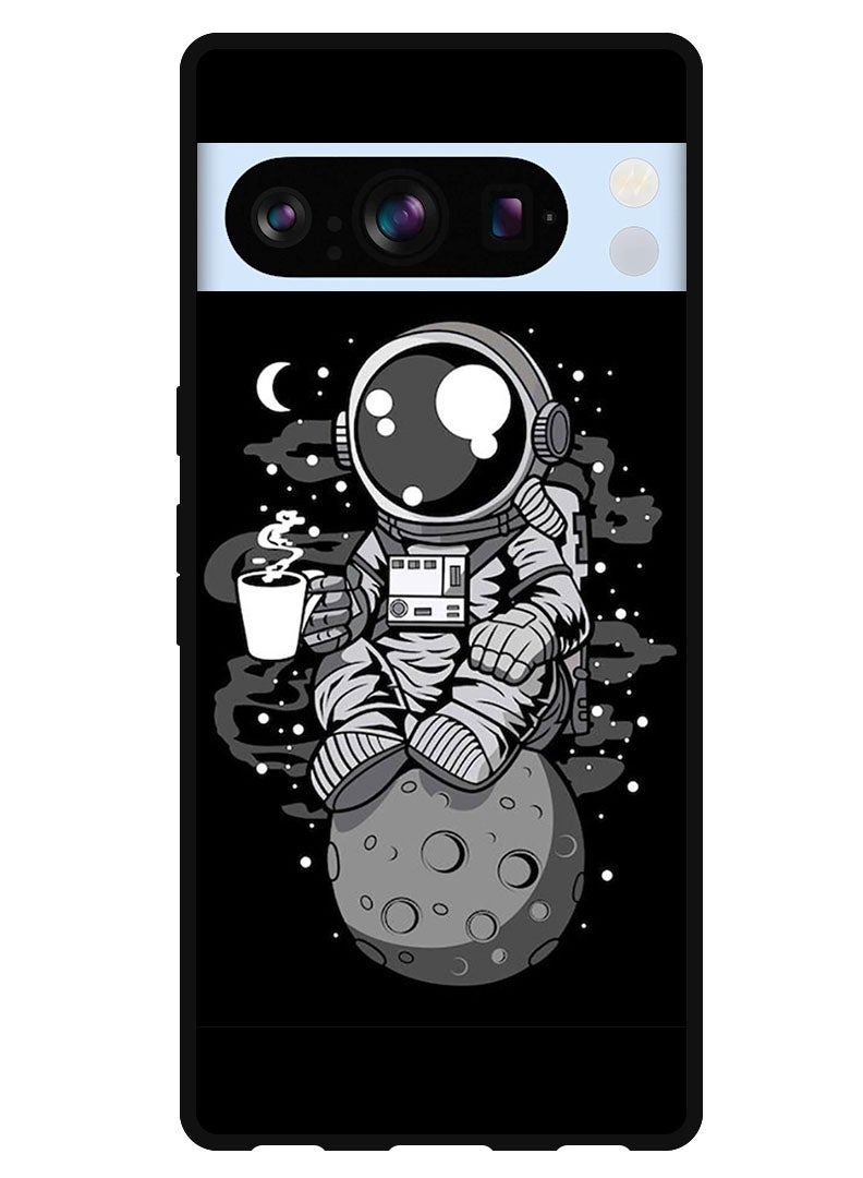 Theodor Protective Case Anti Scratch Shock Proof Bumper Cover For Google Pixel 8 Pro Astronaut Coffee - Image 1