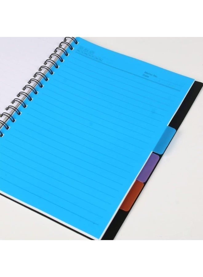 B5 Notebook with 105 Sheets and 4 Color Dividers – Thick 70gsm Paper, Perforated Pages for School, Office & Home Use - Image 3
