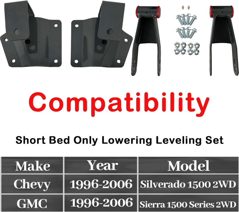 BST BSSP 4" Drop Kit for Chevy Silverado/GMC Sierra 1500 - Image 2