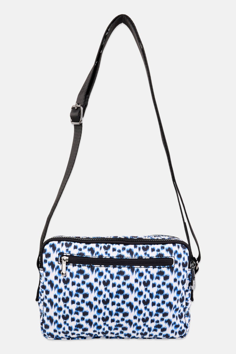 kipling Women Brand Logo Cross Body Bag With Keyring, Multicolor - Image 3