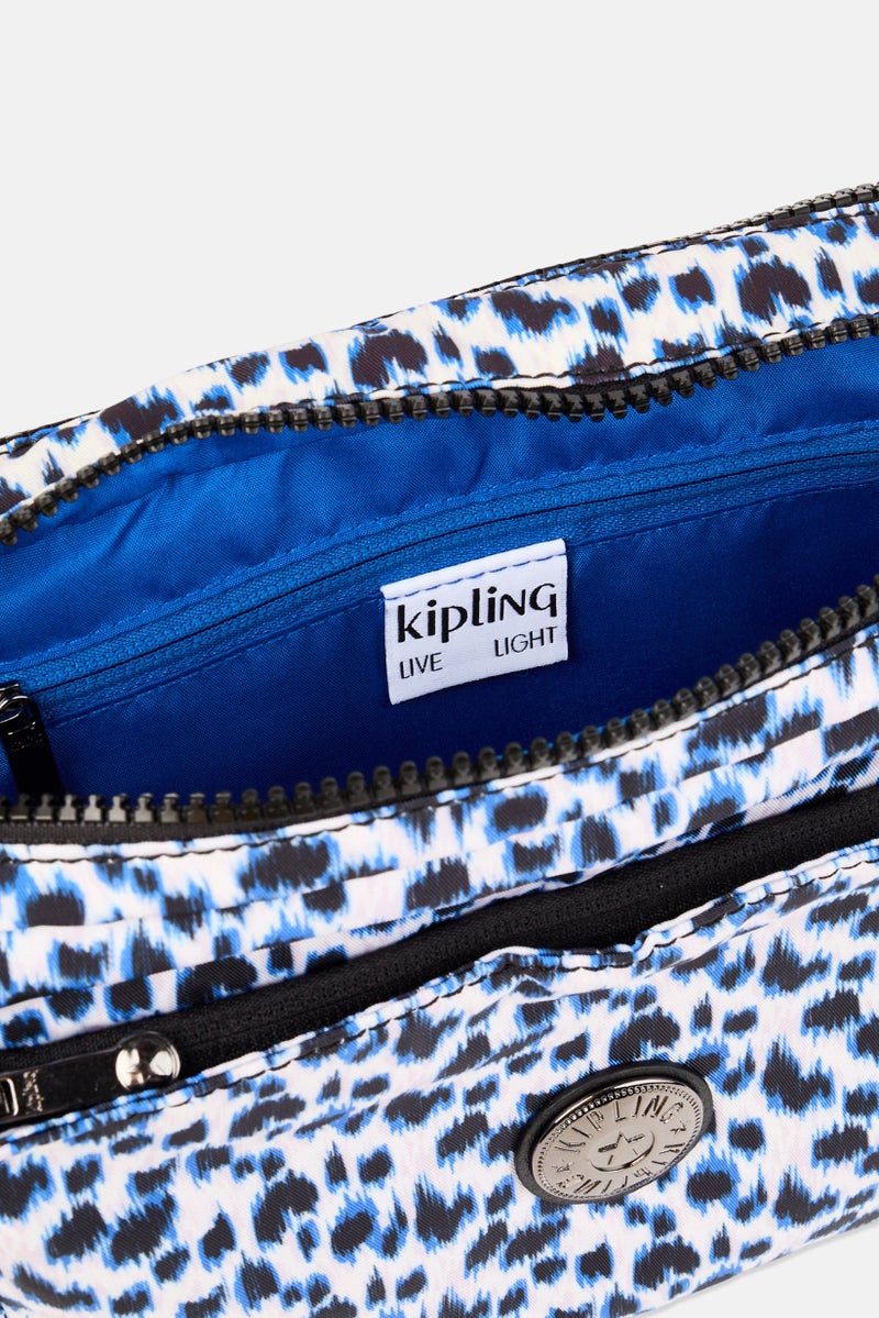 kipling Women Brand Logo Cross Body Bag With Keyring, Multicolor - Image 4