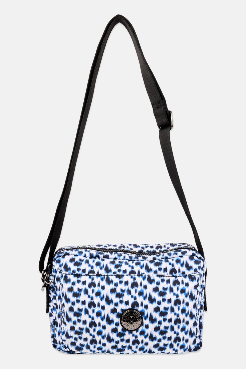 kipling Women Brand Logo Cross Body Bag With Keyring, Multicolor - Image 1