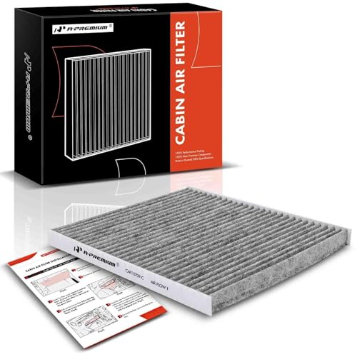 A-Premium Cabin Air Filter with Activated Carbon - Compatible with Hyundai & Kia Vehicles - Accent, Tucson, Veloster, Genesis Coupe, Forte Koup, Rio, Rondo, Sportage - Image 1