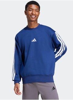 Adidas Essentials 3 Stripes Fleece Sweatshirt  - Image 1
