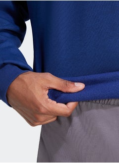 Adidas Essentials 3 Stripes Fleece Sweatshirt  - Image 3