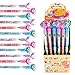 TINYMILLS 24 Pcs Cats Kittens Multi Point Stackable Push Pencil Assortment with Eraser for Kittens Birthday Party Favor Prize Carnival Goodie Bag Stuffers Classroom Rewards Pinata Fillers - Image 3