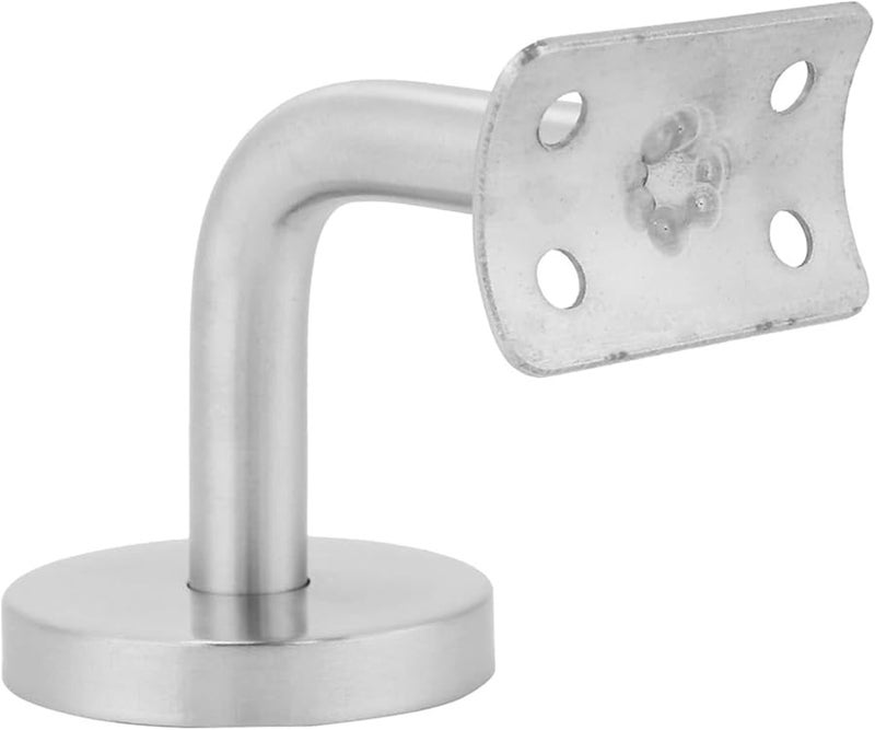 Silver Stainless Steel Handrail Bracket Stair Railing Wall Mount Support Balustrade - Image 3